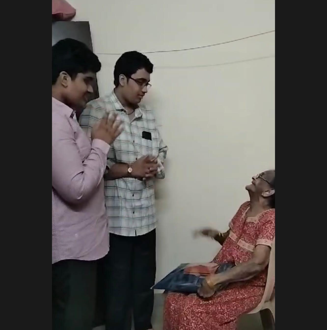 Distribution Of Cloths At Old Age Home At Champapet Organized By M/S Vathsalyavalli Foundation In the Eve of Ugadi 2025