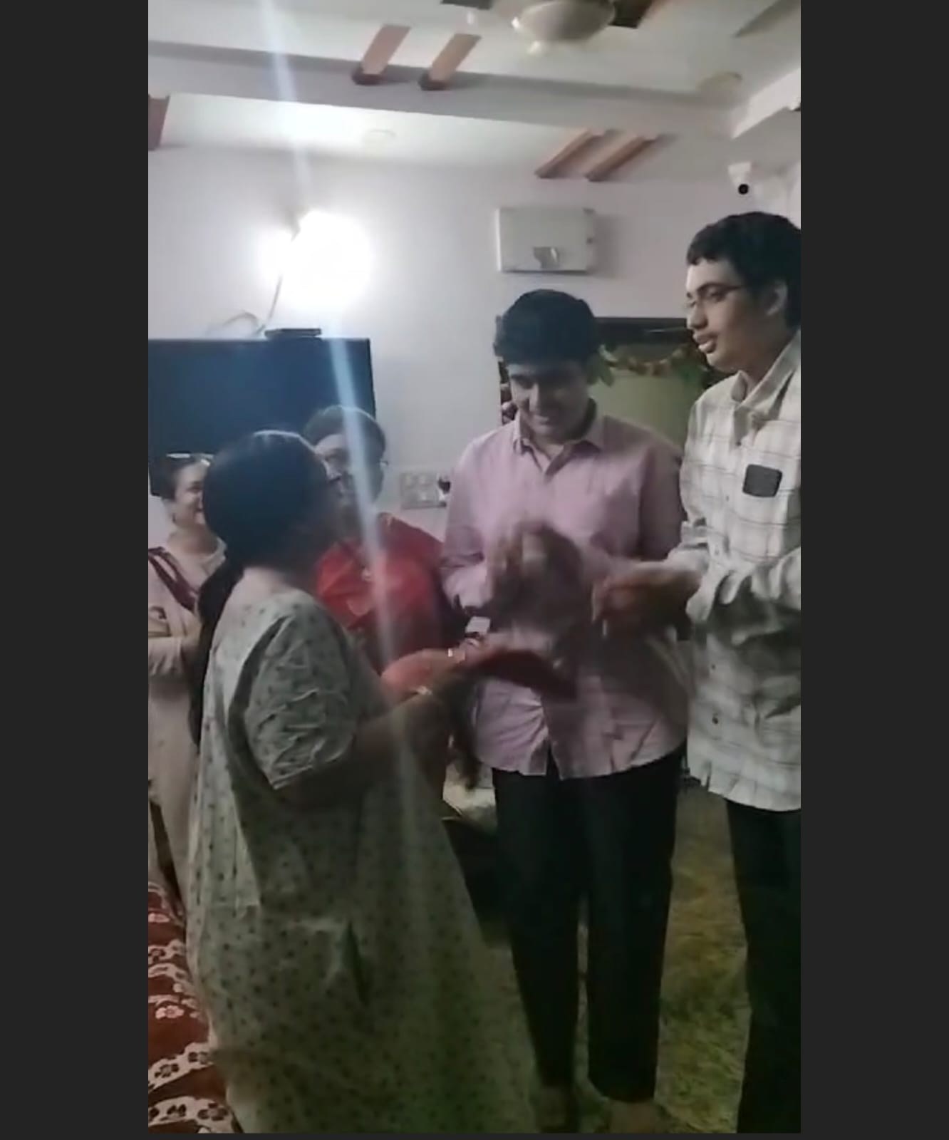 Distribution Of Cloths At Old Age Home At Champapet Organized By M/S Vathsalyavalli Foundation In the Eve of Ugadi 2025