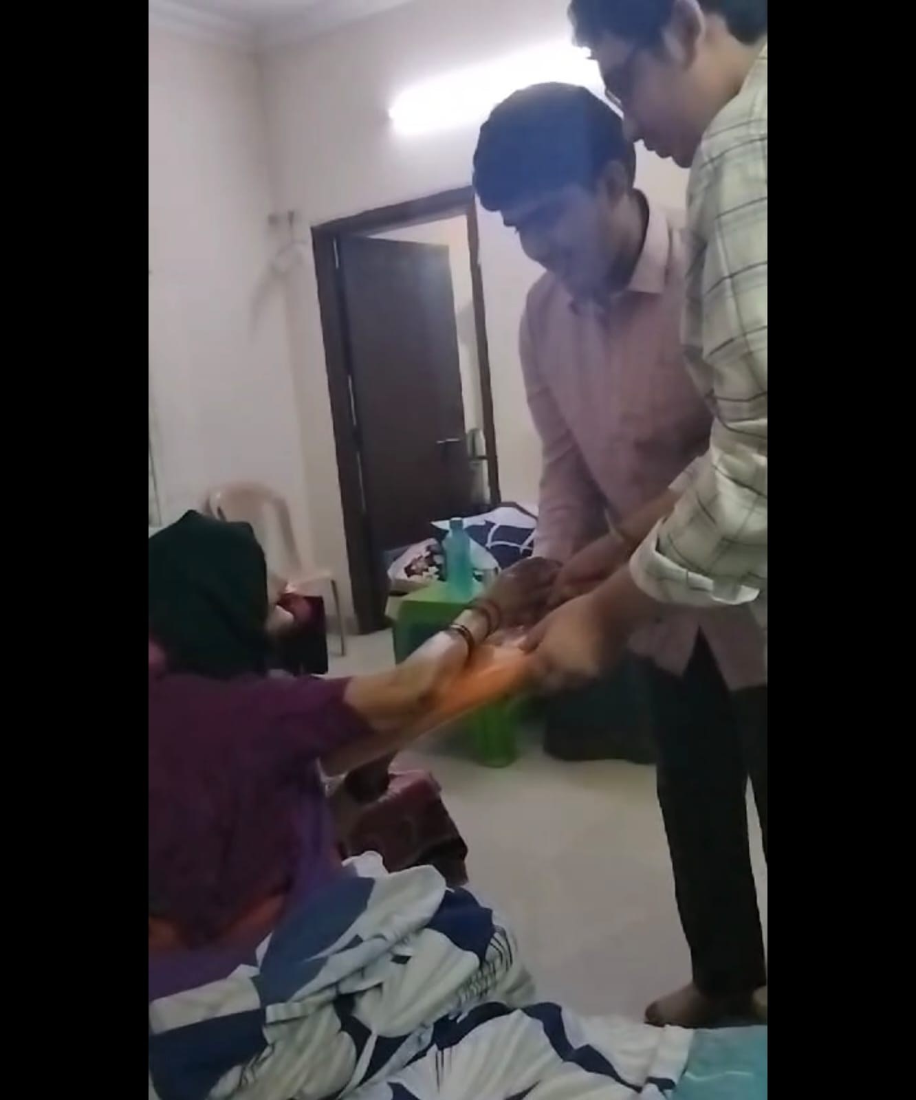 Distribution Of Cloths At Old Age Home At Champapet Organized By M/S Vathsalyavalli Foundation In the Eve of Ugadi 2025