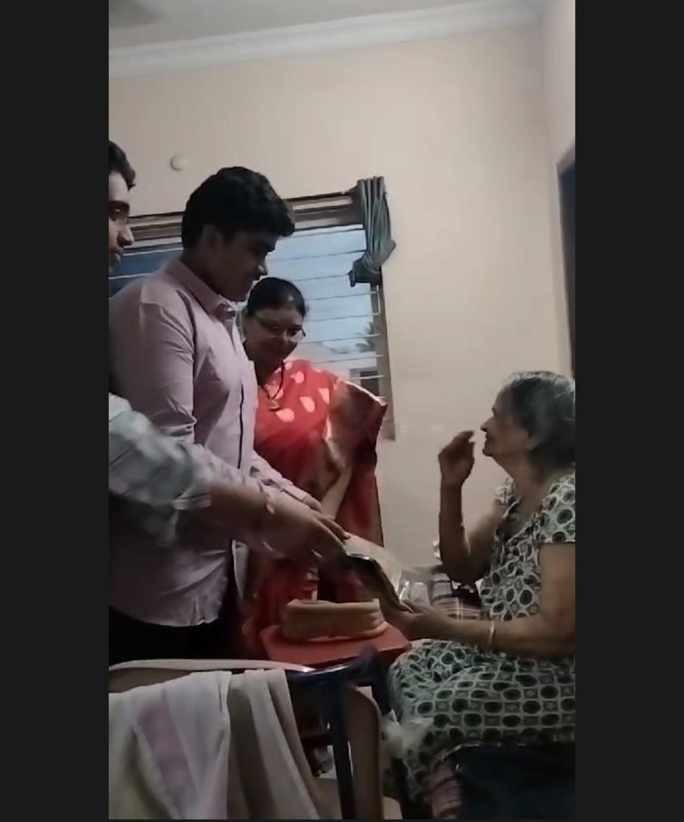 Distribution Of Cloths At Old Age Home At Champapet Organized By M/S Vathsalyavalli Foundation In the Eve of Ugadi 2025